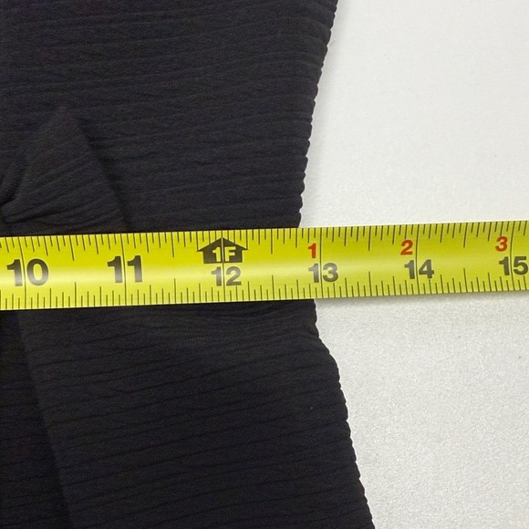 LC Lauren Conrad Women's Black Bow waist Dress Size 4 Sleeveless Sheath cocktail - Picture 8 of 9